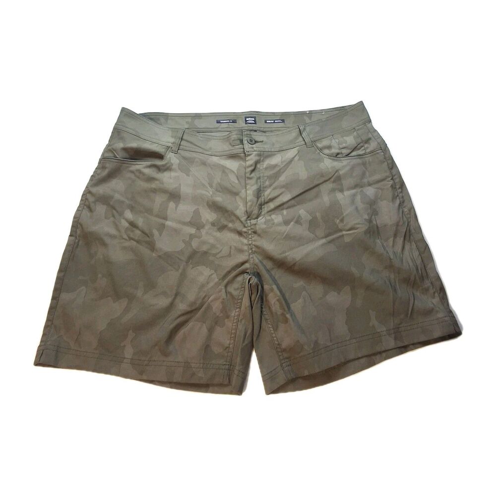 Prana Women's Halle II Camo Shorts Size 20W (7" Inseam) Stretch Hiking Outdoor